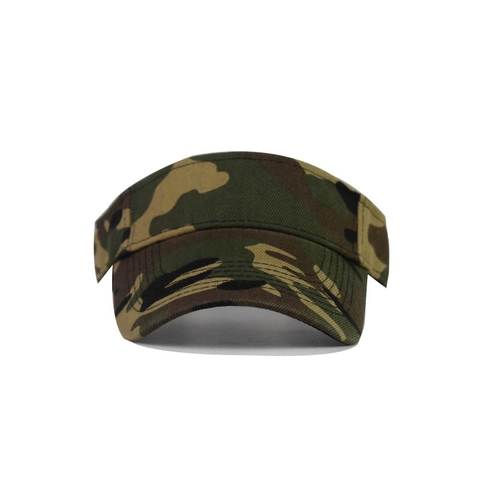 Visera Camuflaje Sombrero Sol Algodón Ajustable Parte Superior Vacía Deportes Aire Libre Playa Diadema Para Mujeres