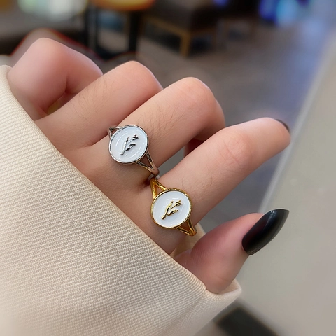 Adjustable Open Ring S925 Sterling Silver White Enamel Tulip Flower Relief Retro French Vintage Style For Women