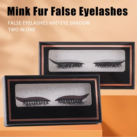 Ciglia Finte Drammatiche Con Fascia Eyeliner Glitterata Colorata Fibra Sintetica Ciglia Folte Per Trucco Halloween Scena Costume