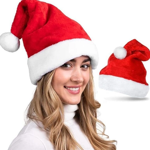 Weihnachtsmütze Plüsch Samt Elfenmütze Mit Glocken Karomuster Für Erwachsene Kinder Feiertags Party Dekoration Festliche Kopfbedeckung