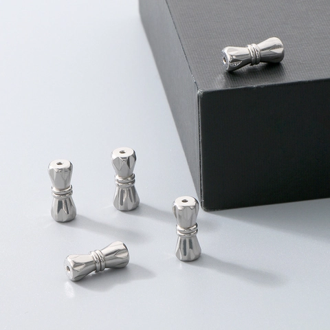 Stainless Steel Screw Clasp Connector Barrel Shape DIY Jewelry Making Findings For Necklace Bracelet Detachable Link
