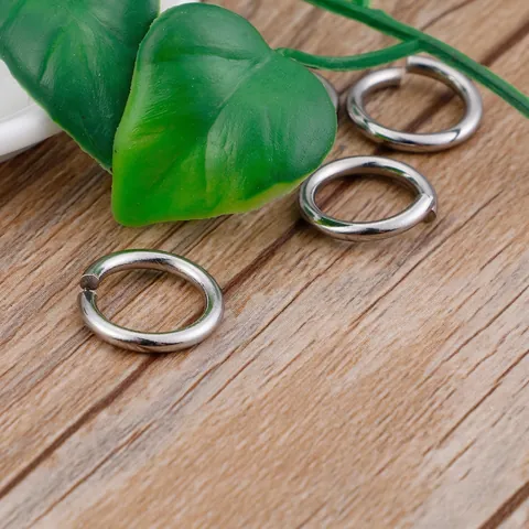 Stainless Steel Open Jump Rings For DIY Jewelry Making Polished Round Connector Findings For Necklace Bracelet Handcrafted Accessories