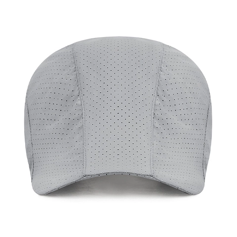Casquette Plate En Maille Respirante Été Séchage Rapide Léger Ivy Cap Hommes Femmes Protection Solaire Extérieur Ajustable Polyester