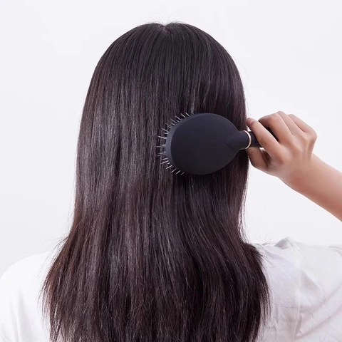 Juego de Cepillos Profesionales para el Cabello Plástico Mate Peine de Paleta Cepillo Redondo Peine de Esqueleto para Mujeres Hombres Peluquería