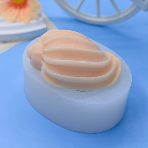 Molde De Silicona Forma De Concha 3D Espiral Caracol De Mar DIY Horneado Pastel Vela Jabón Resina Artesanía Herramienta