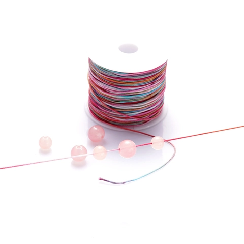 Gradient Nylon Jade Thread For DIY Jewelry Making Braided Cord For Bracelet Necklace Hand-Woven Craft Jewelry String 72# Jade Thread