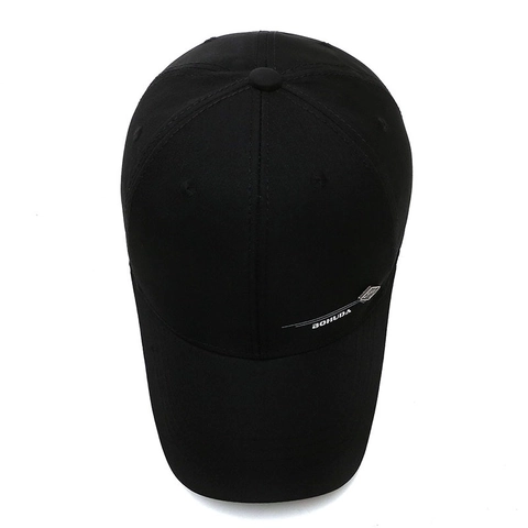 Berretto Da Baseball Da Uomo In Twill Di Cotone Protezione Solare Visiera Curva Fibbia In Metallo Regolabile Ricamo Lettere Sport