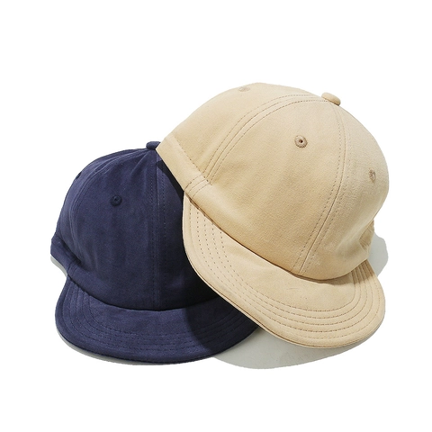 Gorra De Béisbol De Algodó De Ala Corta Suave Ajustable Color Sólido Estilo Japonés Streetwear Vintage Hombre Mujer