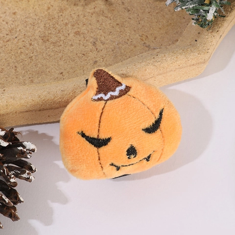Halloween Plush Hair Clips Pumpkin Spider Bat Ghost Funny Hairpins Brooches For Party Decorations Kids Adults Hair Accessories