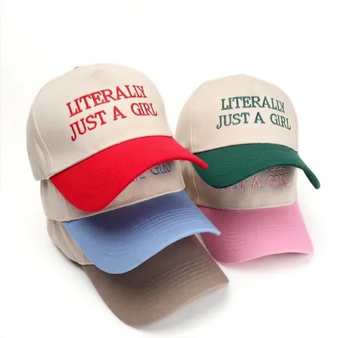 Berretto Da Baseball In Cotone Ricamo Lettere Colore A Contrasto Cappello Trucker Regolabile Per Donna Uomo