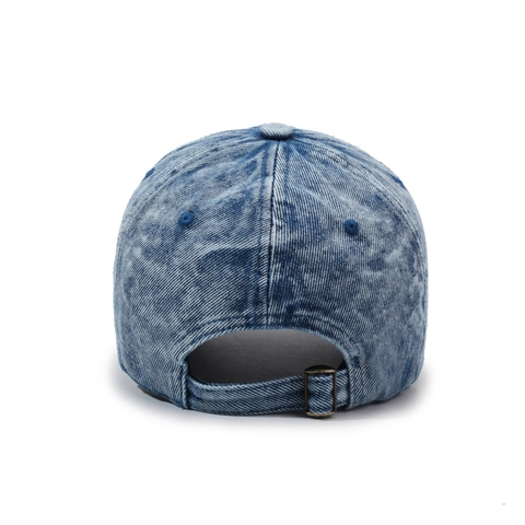 Cappello Da Baseball In Denim Lavato Vintage Cotone Invecchiato Ricamo Lettere Sport Regolabile Unisex Sole