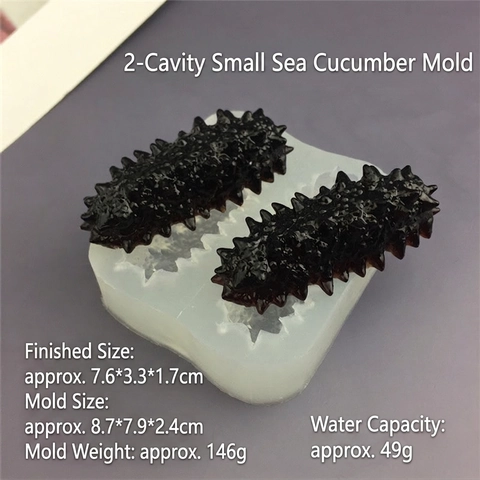 Realistic Sea Cucumber Abalone Shaped Silicone Mold For DIY Cake Fondant Mousse Chocolate Soap Candle Making Aromatherapy Plaster