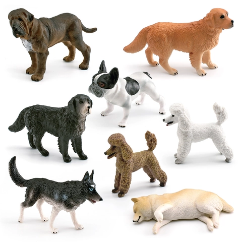Figurine Di Cani Realistiche Giocattoli Modelli Animali In Miniatura Per Decorazioni Domestiche E Scopi Educativi