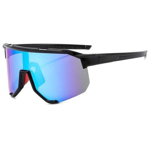 Outdoor Sport Zonnebril UV400 Bescherming Wielrennen Winddicht Groot Frame PC Mode Brillen Voor Heren Dames