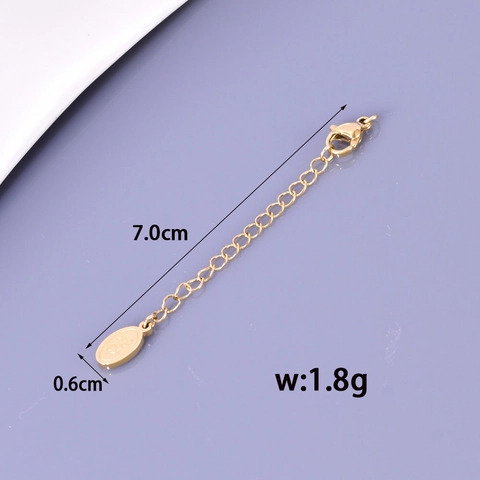 Catena Di Estensione In Acciaio Inossidabile Con Chiusura A Aragosta Per Collana Bracciale Produzione Di Gioielli DIY