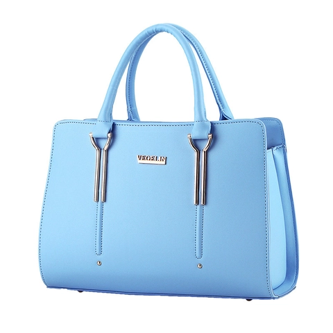 Borsa A Mano Con Manico Superiore In Pelle PU Borsa A Tracolla Strutturata Con Finiture Dorate Per Donna Lavoro Quotidiano