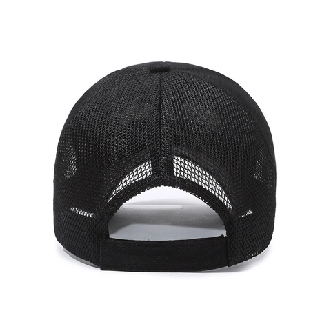 Gorra De Béisbol De Malla Transpirable Verano Camionero Para Hombres Y Mujeres Bordado Protección Solar Deporte Ajustable