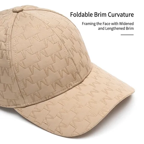 Cappellino Da Baseball Jacquard Motivo Monogramma Regolabile Berretto Con Visiera Caldo Spesso Inverno Autunno Trendy Versatile