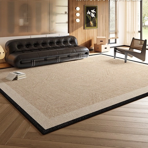 Frans Mid-Century Modern Tapijt Waterdicht Vlekbestendig Polyester Woonkamer Antislip Slaapkamer Vloermat Retro Decor