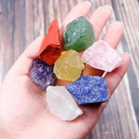 Pierres De Cristal Brut Naturel Cristaux De Guérison Gemmes Irrégulières Pour Méditation Yoga Décoration Maison Avec Sac En Velours