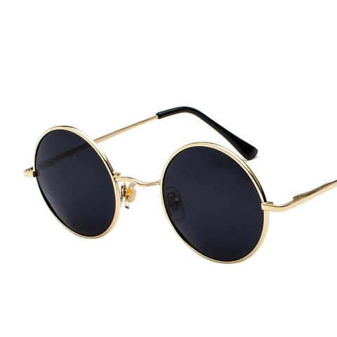 Occhiali Da Sole Rotondi Retrò Montatura In Metallo Polarizzati Protezione UV400 Stile Punk Accessori Moda Per Uomo E Donna