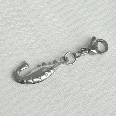 Stainless Steel Ocean Marine Animal Pendants Hollow Dolphin Shell Starfish DIY Jewelry Making Charms Silver Color