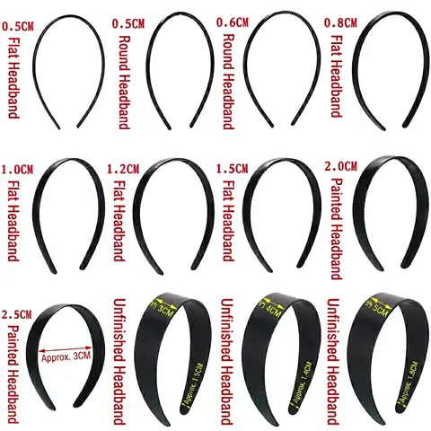 Haarreifen Haarbänder Kunststoff Metall DIY Bastelgrundlagen Gezahnt Welle Einfach Multi Stile Haarschmuck