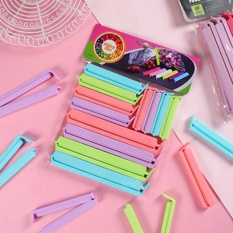 Plastic Voedselsluitclips Zakclips Voor Snackopslag Vochtbestendig Kleurrijke Keukensluitklemmen