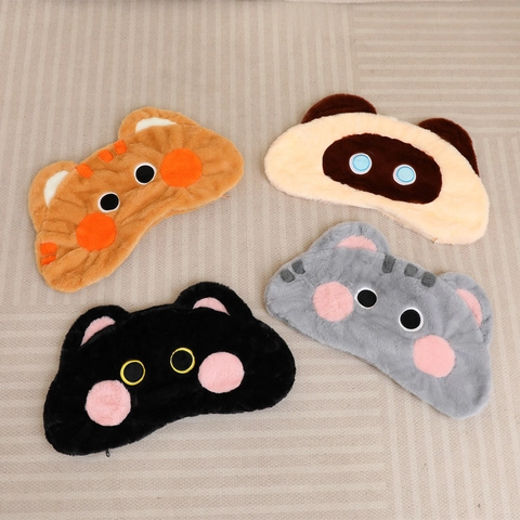 Cartoon Cat Shape Plush Pillowcase Soft Decorative Cushion Cover Zippered Animal Home Decor Skin Empty Shell No Filling