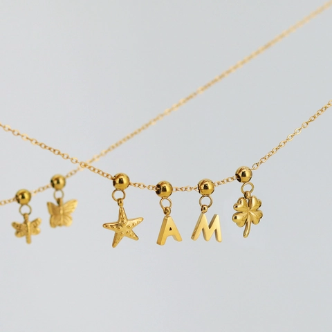 Mini Stainless Steel Pendants DIY Jewelry Making Charms Flower Butterfly Star Heart Cross For Necklace Bracelet Accessories