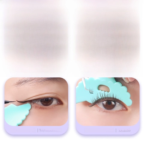 Silicone Eyeliner Stencil Eyelash Guard Multifunctional Makeup Tool For Eye Makeup Application Portable Soft Face Beauty Tool