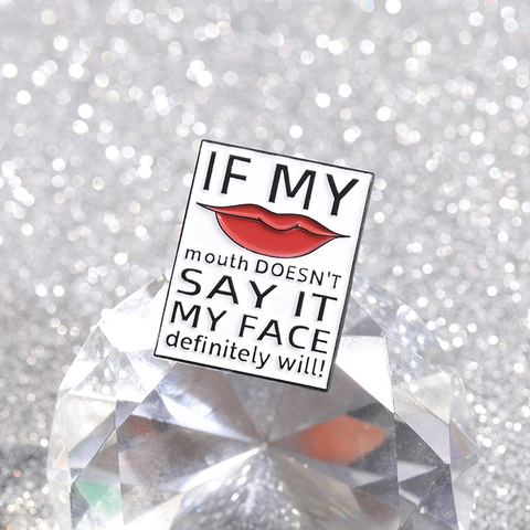 Grappige Emaille Pins Legering Humor Citaten Brosche Allergic To Stupidity My Brain Is Song Lyrics Pin Voor Kleding Tassen