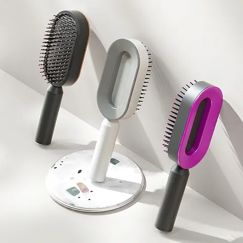 Spazzola Per Capelli Massaggio Con Cuscino D'Aria Districante Design Cavo Anti Statico Massaggiatore Cuoio Capelluto