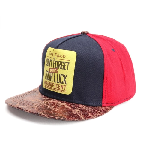 Cappello Snapback Berretto Da Baseball A Tesa Piatta Cotone Patchwork Tesa In Ecopelle Distressed Hip Hop Streetwear Per Uomo Donna