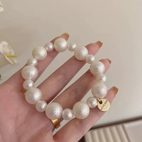 Elastico Per Capelli Elegante Con Künstliche Perle Sintetiche Fascia Elastica Con Ciondolo A Cuore Stile Bracciale Per Donna