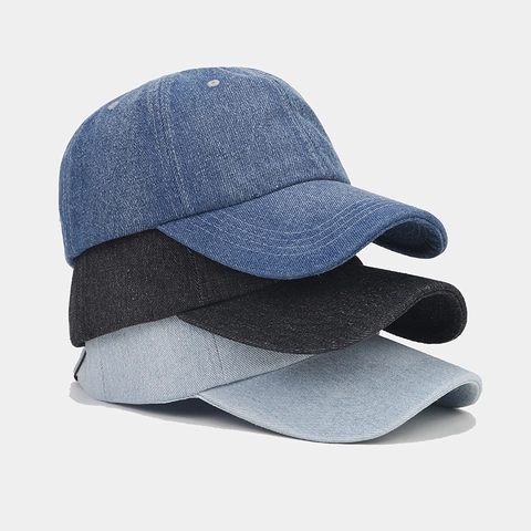Cappellino Da Baseball In Denim Lavato Vintage Distressed Cotone Fibbia Regolabile Cappello Da Sole Per Uomo Donna Unisex
