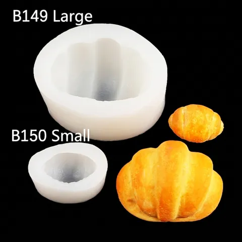 Croissant Shape Silicone Mold Realistic Cow Horn Bread Fondant Cake Decoration DIY Soap Candle Resin Craft Tool