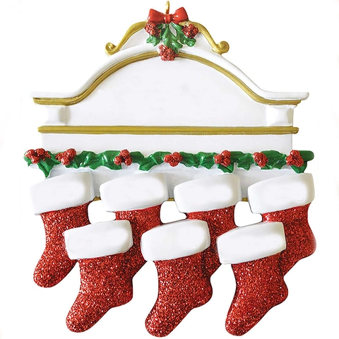 Acryl Weihnachtsstrumpf Kamin Hängende Dekoration Rote Glitzer Strümpfe Festliche DIY Feiertag Deko Baum Anhänger Für Haus Party