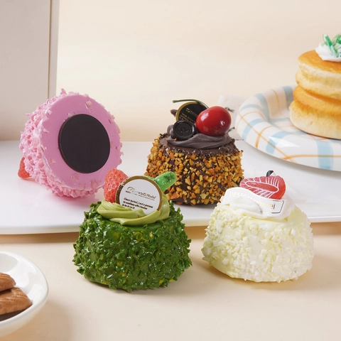 Modelo De Pastel Simulado Realista Imán De Nevera Espuma Postre Accesorios De Fotografía Decoración De Cocina Comida Artificial Colorida