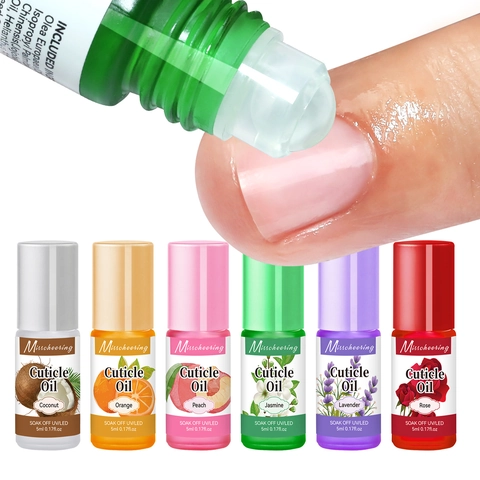 Nail Cuticle Oil Rollerball Moisturizing Nutrition Oil For Nail Edge Care Nourishing Treatment Prevent Hangnails Softener