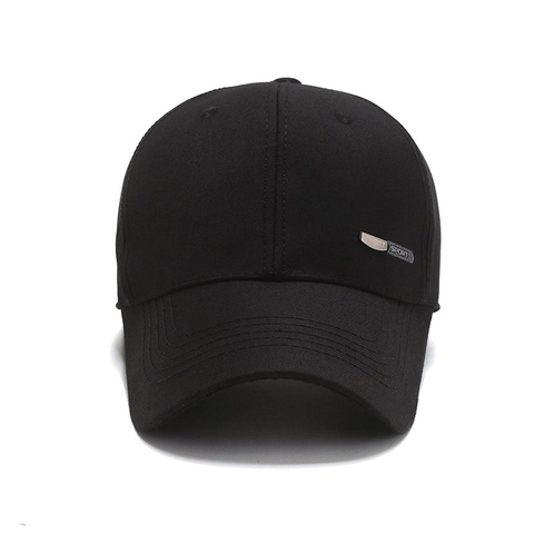 Honkbalpet Heren Zonnehoed Sport Verstelbaar Polyester Minimalistisch Gebogen Rand Outdoor Casual