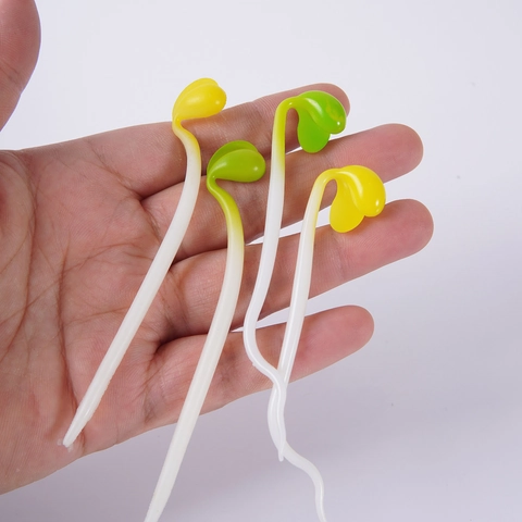 Artificial Bean Sprout Model Realistic PVC Simulation Vegetable For Kitchen Decor Photography Props Display Decorative