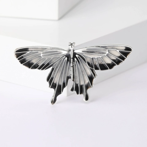Vintage Legierung Schmetterling Brosche Für Damen Retro Emaille Insekt Anstecknadel Korsage Elegante Mode Schmuck Accessoire