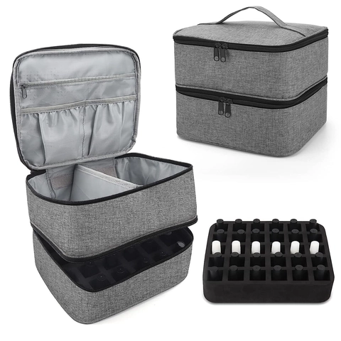 Casual Effen Kleur Nylon Opbergtas Make-uptassen