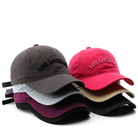 Baseball Cap Cotton Los Angeles Embroidery Sun Protection Adjustable Street Outdoor Fashion Unisex Sport Hat