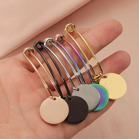 Verstelbare 304 Roestvrij Stalen Uitbreidbare Armring Armband Met Hart En Ronde Schijf Hangers Voor Vrouwen DIY Sieraden Cadeau
