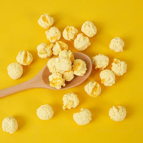 Realistic Simulation Popcorn Model Soft PVC Artificial Food Photography Prop Kitchen Decor Pretend Play Toy
