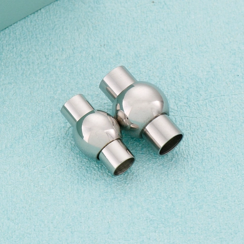 Chiusura Magnetica Gioielli Acciaio Inossidabile Connettore Geometrico Per DIY Bracciale Collana Lucidato
