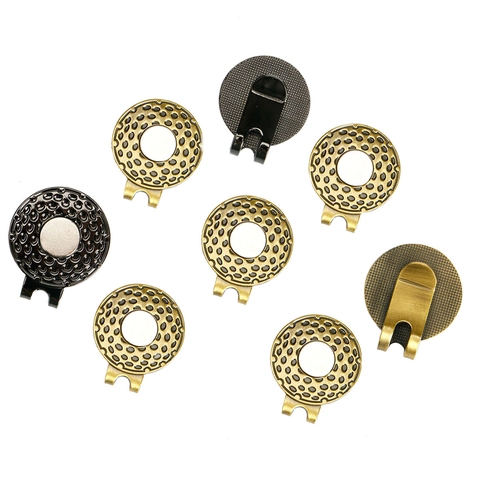 Clip Magnetica Per Cappello Da Golf Marcatore Di Palline Lega Di Zinco Motivo Rotondo Accessorio Sportivo Per Golfista Regalo
