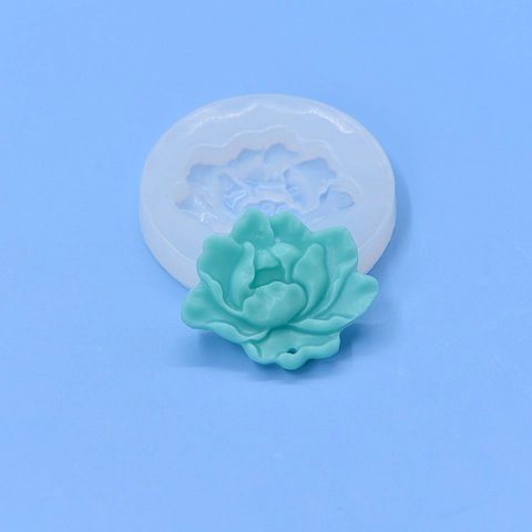 Camellia Blumenform Silikonform Für DIY Backen Tortendeko Fondant Schokolade Seife Basteln 3D Floral Design